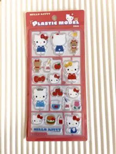 【サンリオ公式】サンリオキャラクターズプラスチックモデル風シール♡ハローキティ♡