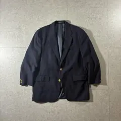 90s CHAPS Ralph Lauren紺ブレ金ボタンテーラードジャケット