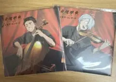 ゲ謎　シネコン　レコード風コースター　水木、鬼太郎の父　セット②