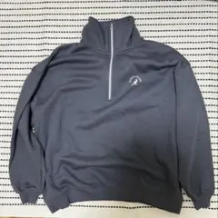 KANGOL ハーフジップ スウェット ブラック M
