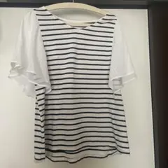 studio CLIP ボーダートップス