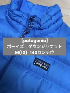 patagonia ダウンジャケット 140 青