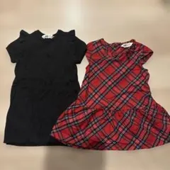 H&M ワンピース 2点セット 92cm