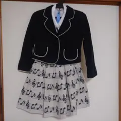 シャーリーテンプル　フォーマル　スーツ　セットアップ　120　カチューシャ付