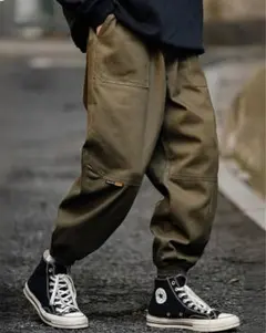 Tapered Cargo Pants CP058