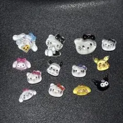 ネイル パーツ サンリオ ポケモン ランダム 10個