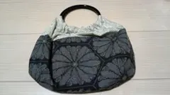 大幅値下げ　ハンドメイドバッグ 丸いハンドル付き