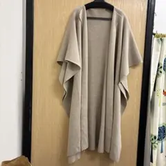 plage ロングカーディガンサイドオープン/ウール100% /ルドーム/日本製