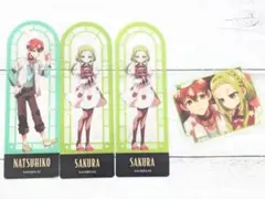 地縛少年花子くん2 クリアステッカー しおり 日向夏彦 七峰桜 4枚セット