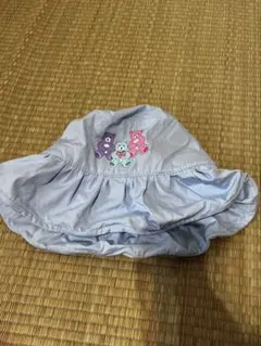 クマ刺繍 フリル付きバケットハット S/Mのサムネイル