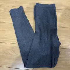 無印良品　マタニティ　リブレギンス　スパッツ　ダークグレー M〜L