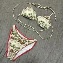 ヤシの木柄 ビキニ セパレート水着 9Mのサムネイル