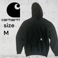 Carhartt ブラック パーカー フード付き　黒