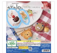 フードアーティストvalo ミニチュアチャームコレクション　2点セット