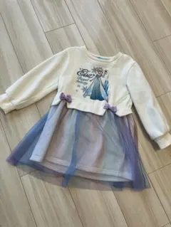 エルサ チュニック裏起毛ワンピース ディズニー