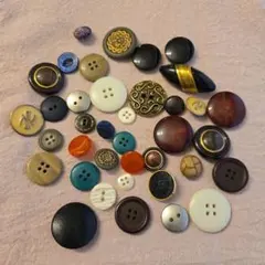 レトロボタン 和洋裁材料