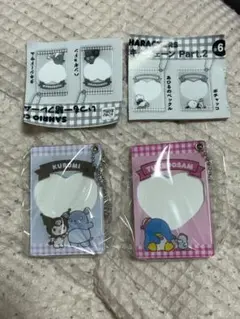 サンリオ いつも一緒フレームキーチェーン ガチャ クロミ、タキシードサム 2種