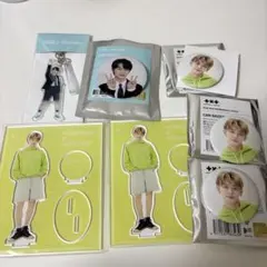 txt ヨンジュン　缶バッチ　アクスタセット