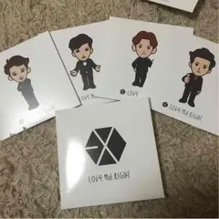 ステッカー、トレカありlove me right