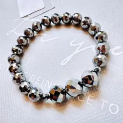 〈新品未使用〉テラヘルツ 高純度 シンプルパワーストーンブレスレット☆美容 健康