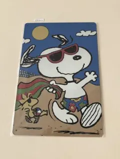 スヌーピー PEANUTS ビーチ ブリキ看板