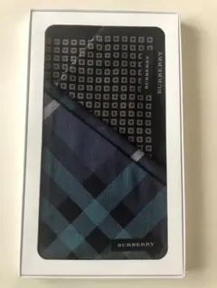 Burberryの紳士用ハンカチ２枚セット【新品・未使用】おまけ付き