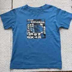 THE NORTH FACE Tシャツ 青 130