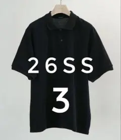 COMOLI（コモリ） 鹿の子 半袖ポロシャツ サイズ3 26SS - メルカリ