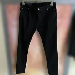 balmain hommeブラック スキニーデニム 36