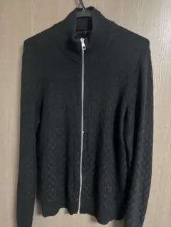 【現行☆美品】LOUIS VUITTON カーディガン ダミエ ブラック L ダミエカーディガン ｜ルイ・ヴィトン 公式サイト - 1A7XD7