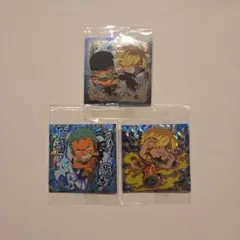 未開封　ゾロ サンジ ワンピース　ウエハース　シール