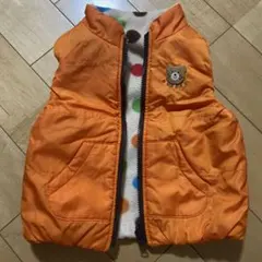 HOT BISCUITS リバーシブルダウンベスト 80サイズ