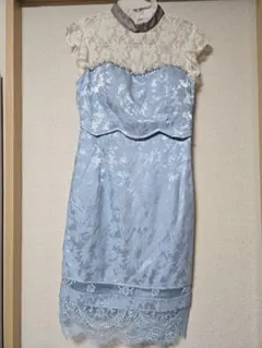 dazzy ヒカル キャバドレス 夜職ドレス ミニ丈 レース ドレス Mサイズのサムネイル