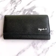 【希少✨️】agnès b. (アニエスベー)レザーキーケース ブラック