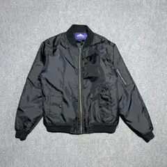 90s MA-1 ナイロン ジャケット ブラック ミリタリー アーカイブ 海外