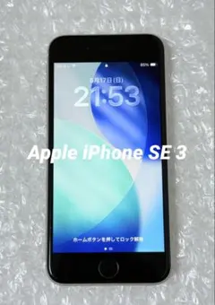 Apple iPhone SE 3 64GB SIMフリー　動作確認済み