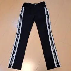 黒いストライプ付きパンツ 150cm