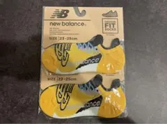 NEW BALANCE スニーカーソックス 23〜25cm新品未使用　2足