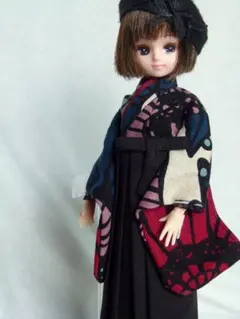 ハンドメイド 袴 リカちゃんサイズのサムネイル