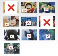 一番くじ ヒロアカ 紡がれる想い H賞 キャンバス風ボード 8種セット