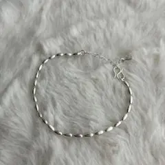 ビンテージ FOSSIL シルバー チェーンブレスレット SILVER - メルカリ