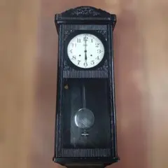 【中古 昭和レトロ 】MEIJI ゼンマイ式 振り子時計 特大サイズ 美品 昭和レトロ 完動品】MEIJI ゼンマイ式 振り子時計 特大サイズ