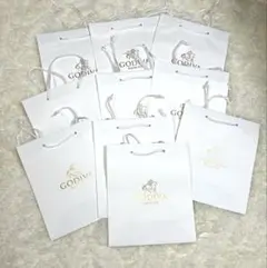GODIVA ショップ袋 10枚セット