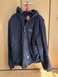 【レア】00s BERNE アクティブジャケット M ダック生地 黒 IDEAL レア】 0Os BERNE アクティブジャケッ トM ダック生地 黒IDEAL