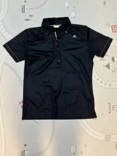 adidas アディダス 黒 ポロシャツ ゴルフウェア Mサイズ