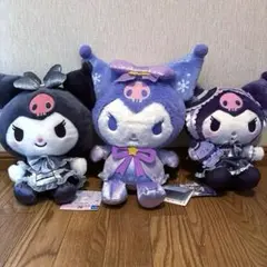 サンリオキャラクターズ✮クロミ ぬいぐるみ3点セット✮