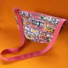 GRAND GROUNDショルダーバッグ ピンクパンダ カラフル調整可即購入可能のサムネイル