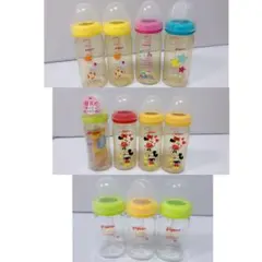 ピジョン 哺乳瓶まとめ売り 11本セット 240ml＋160ml／未開封1本あり
