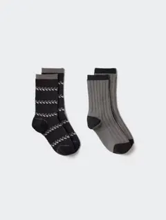 ユニクロ【新品】KIDS ヒートテックソックス・2足組２０～２４cm　Ｇ