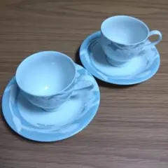 DAVID HICKS コーヒーカップ＆ソーサー 2個セット